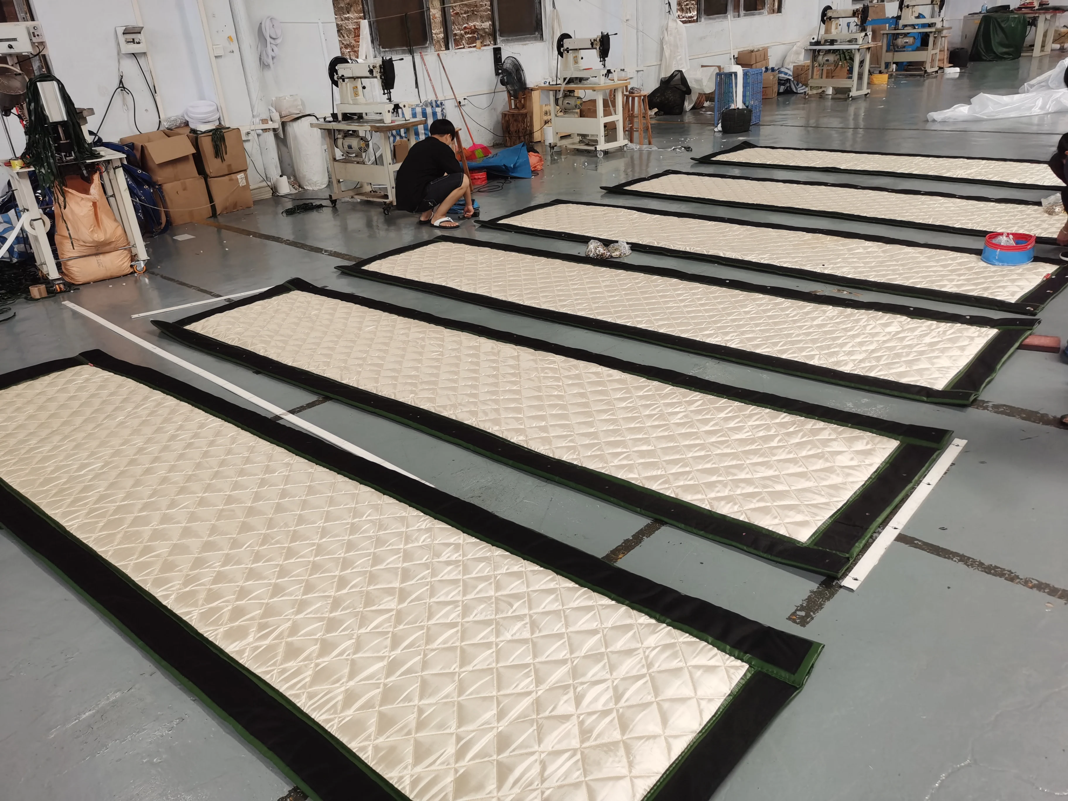 Litong factory direct price noise barrier sound control noise reduction pvc laminated tarp soundproof blanket