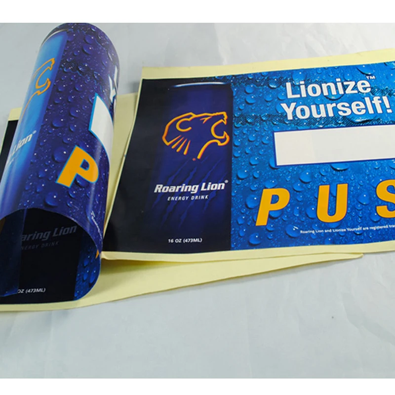 Custom 10 ml vial labels , small size plastic bottle labels