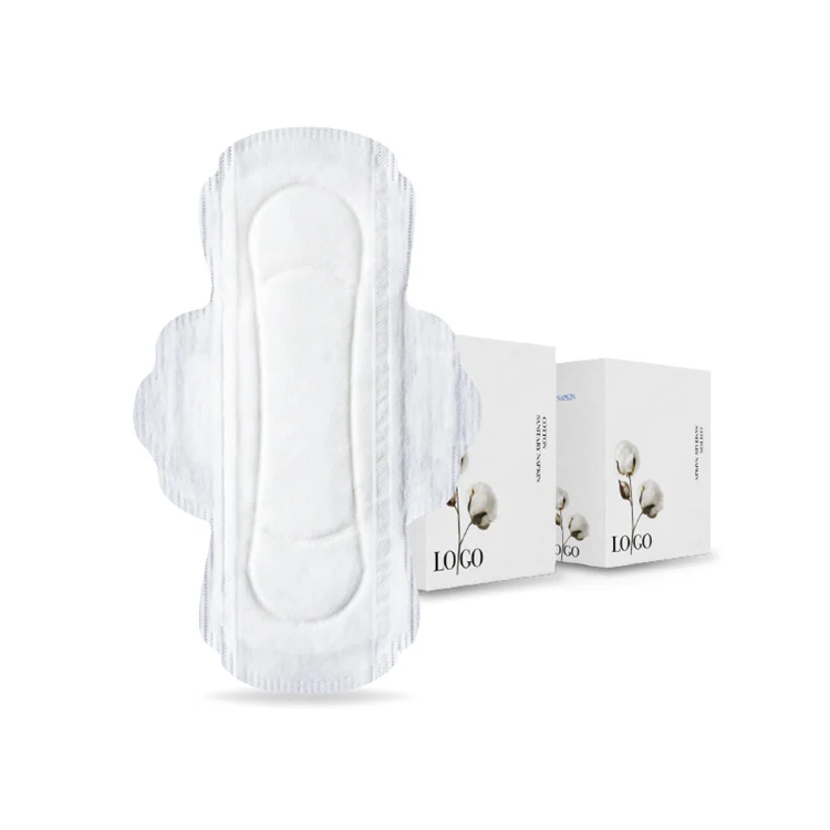 Healthy Biodegradable Sanitary Towels Ultra Thin Sanitary Pad with 100% Organic Cotton