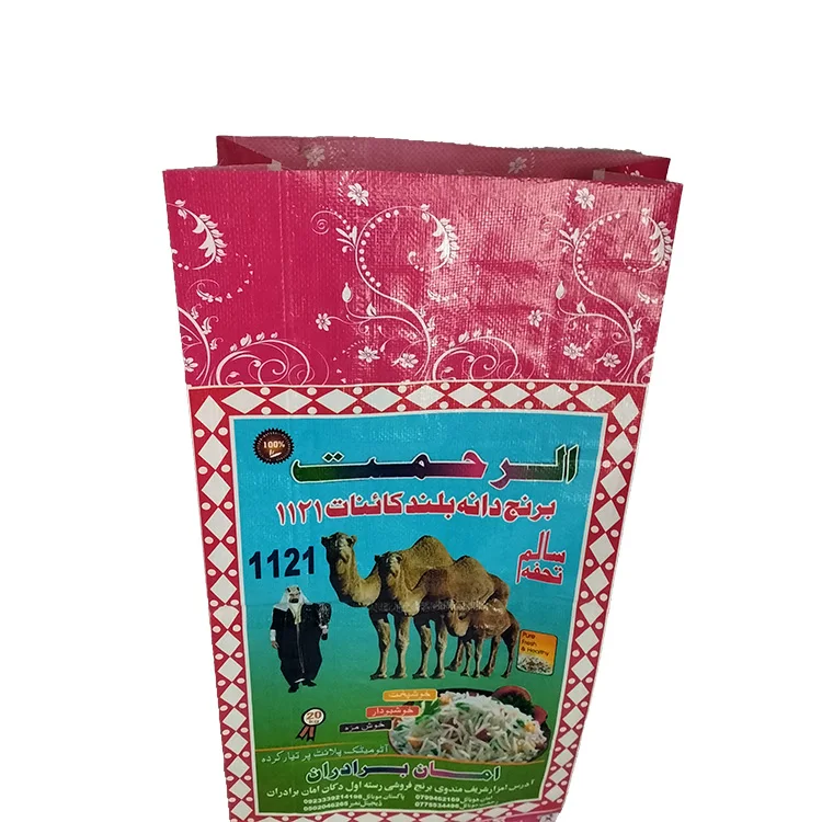 Food Grade Jasmine Rice Sack Bopp Laminated Basmati Rice 25 Kg Bag