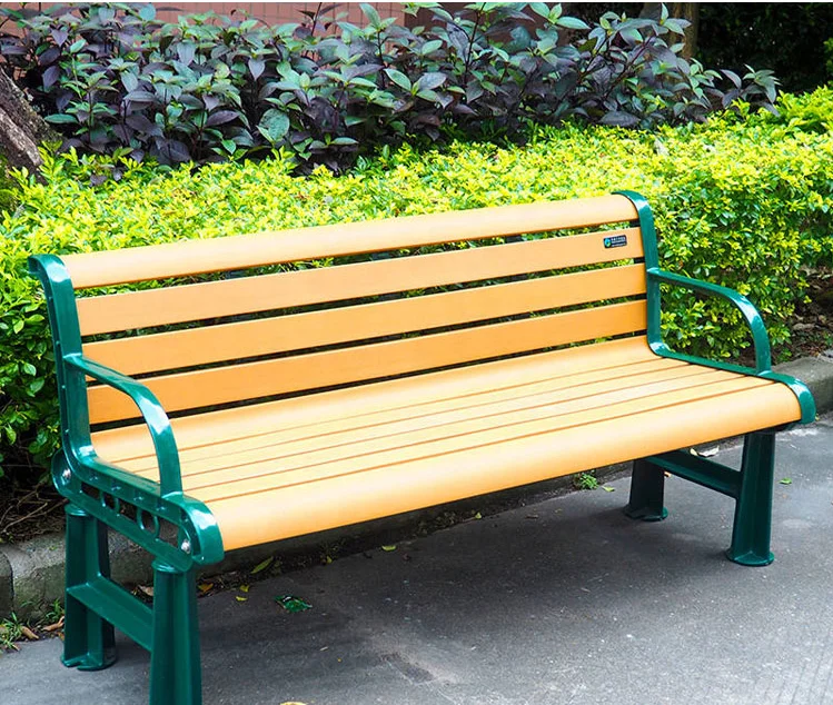 Outdoor Seating Custom Steel Park Bench Seat Modern Patio Garden Bench