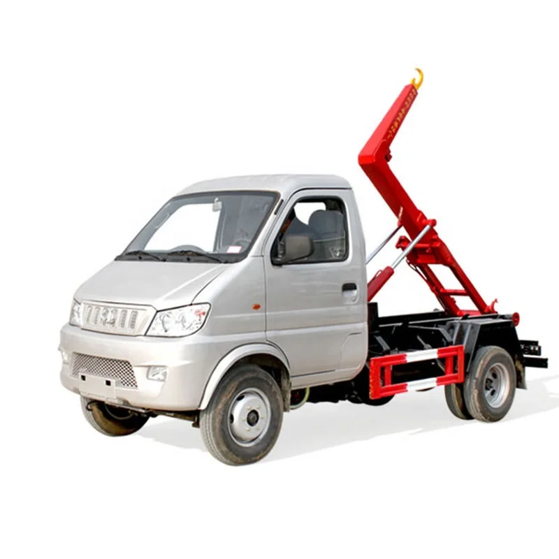 Mini Hook Lift Garbage Truck Hydraulic Arm Garbage Truck