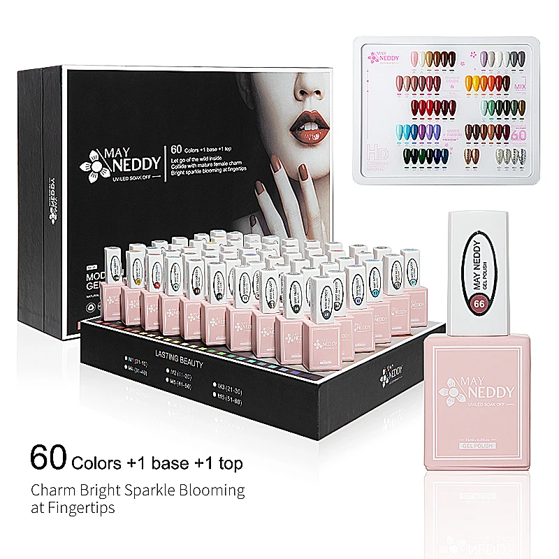 
Wholesale Supplies Soak Off Oem Nails Supplier Color Set Kit Colour Art UV Led Gel Nail Polish 