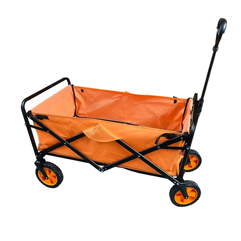 Wholesale Steel Frame Utility Outdoor Cochecito Wagon Stroller with Drink Holders