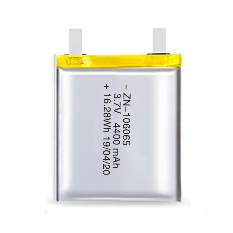 Прочный и мощный литий-полимерный аккумулятор 106065 4000 мАч 7,4 В