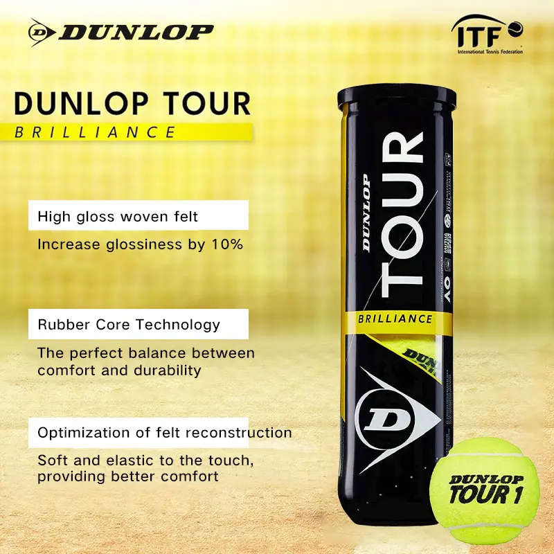 DUNLOP теннис Осветляющий тренировочный матч мяч великолепный 2024 новый