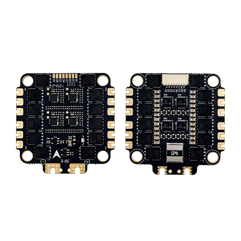 China Custom DIY 4-in-1 ESC 60A 8-bit galvanometer 3-6S 30 hole pitch FPV drone Accessories ESC