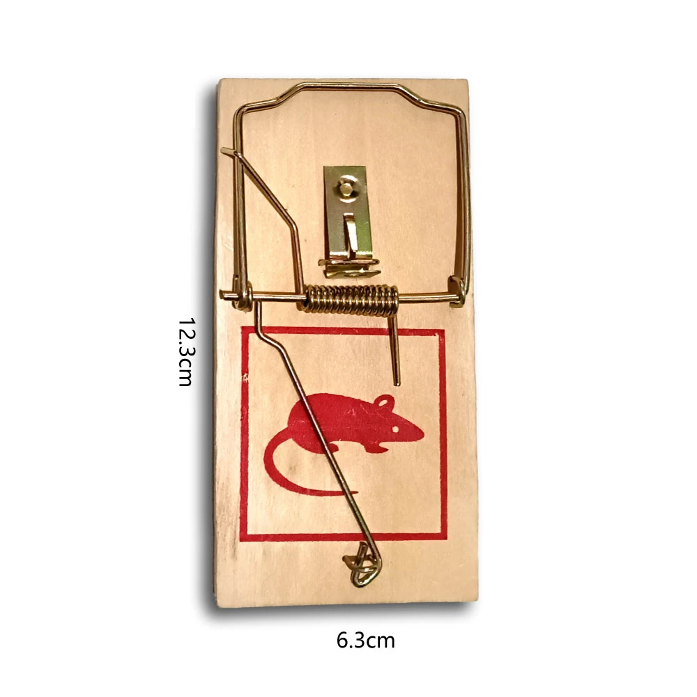 DD2311  House Rodents Mice Trap for Garden Kitchen Quick Effective Safe Catcher Killer Pedal Metal Rat Clamp Wood Mouse Traps