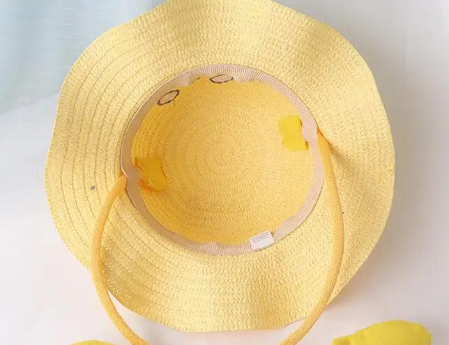 2023082085 Jumping Eers Baby Children Brim Sun Hat paper Straw knitted beach hats 2-8 years
