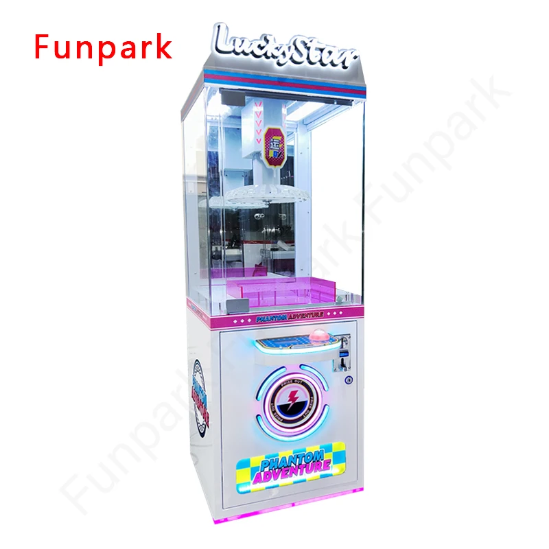 Funpark Best Selling Amusement Clip Machine Mini Dolls Toys Machine Vending Coin Operated Games