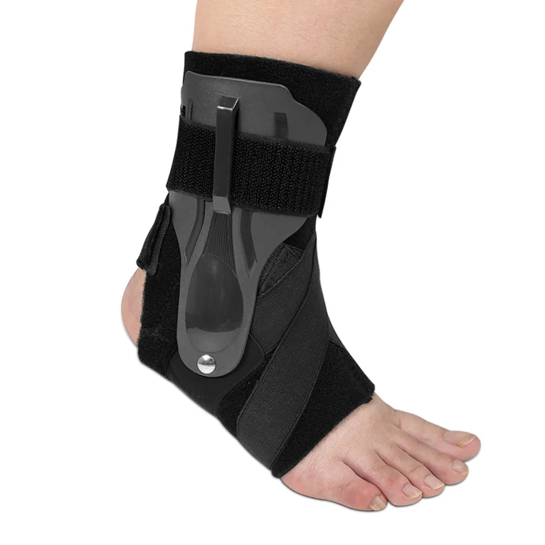 Neoprene Elastic and Comfortable Adjustable Ankle Brace Support Protects Against Chronic Ankle Strain