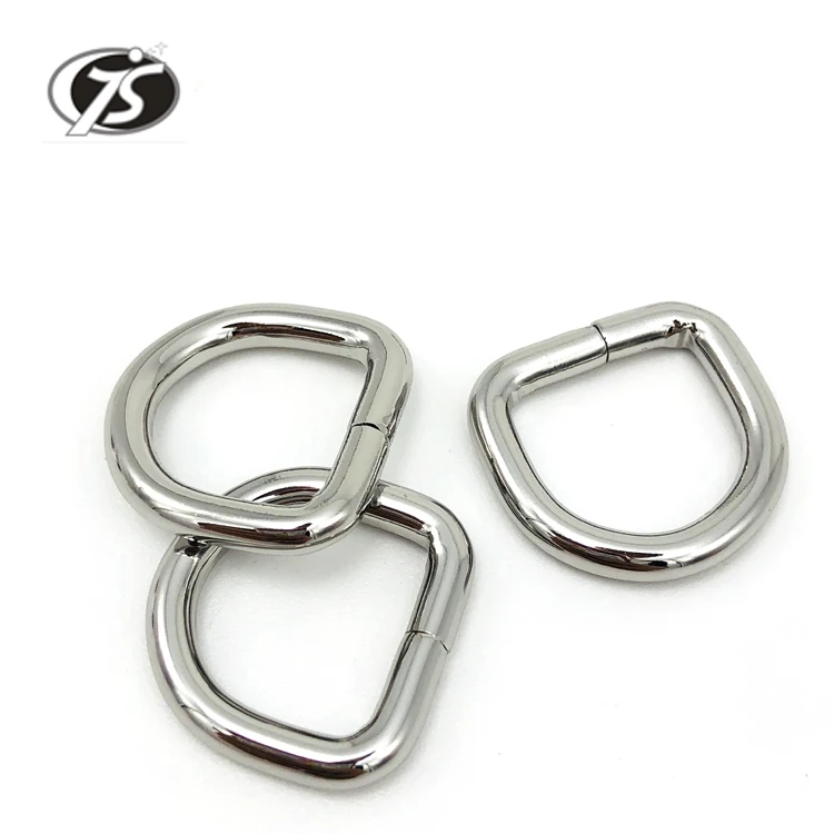 
High-quality bag accessories adjustment buckle metal buckle D-shaped round adjustment buckle 