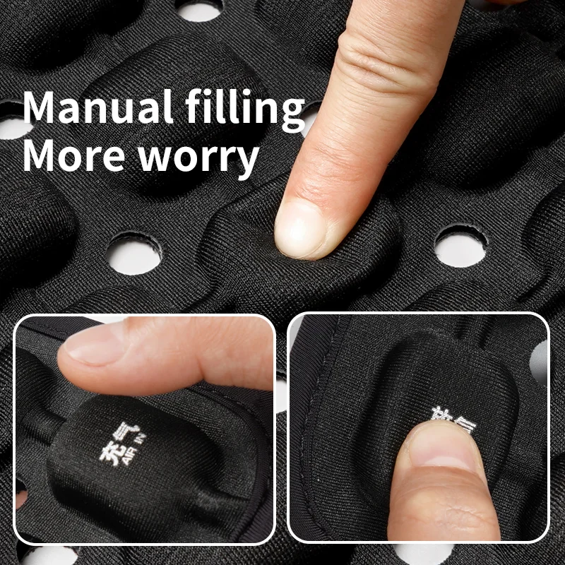 Custom Logo Cushion Pad Breathable For Tactical Vest Airsoft Paintball Accessories Manual compression charge air sac