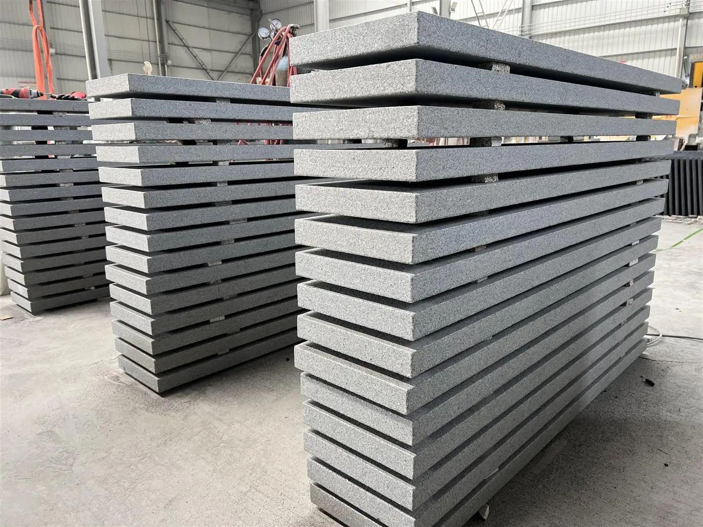 Dark Grey G654 Granite Staircase Outdoor Stairs And Steps