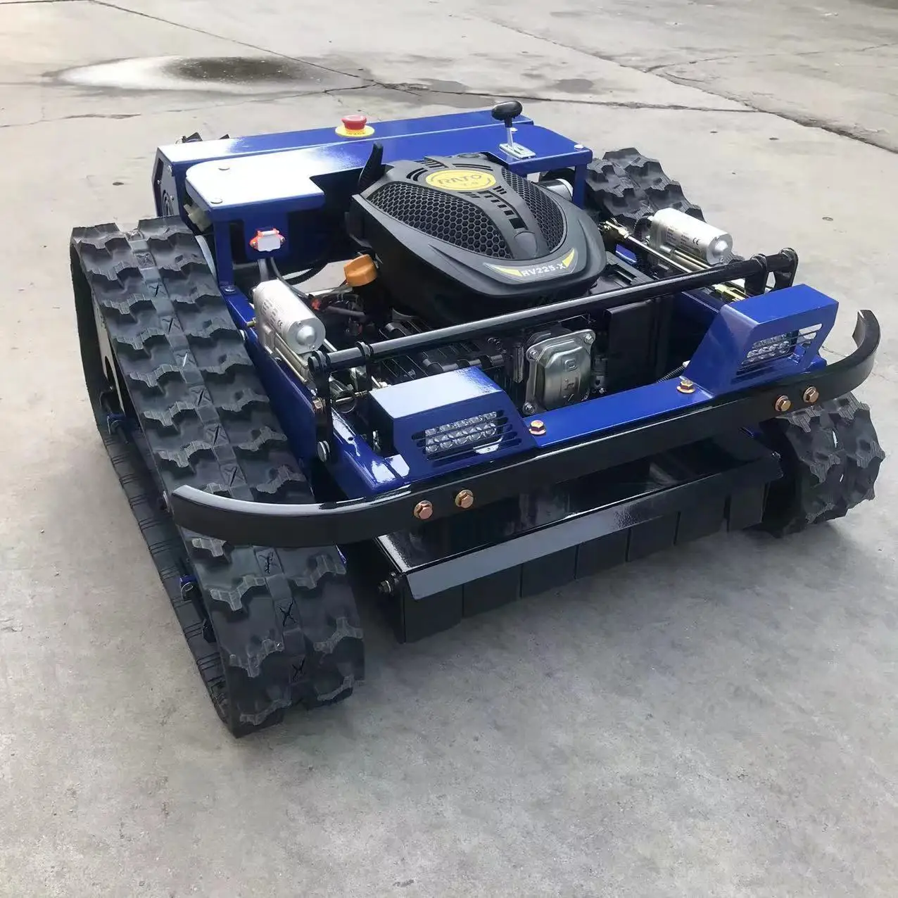 Mowers RC Slope Lawn Mower Tracked All Terrain Remote Control Robot Weed Mowing Machine