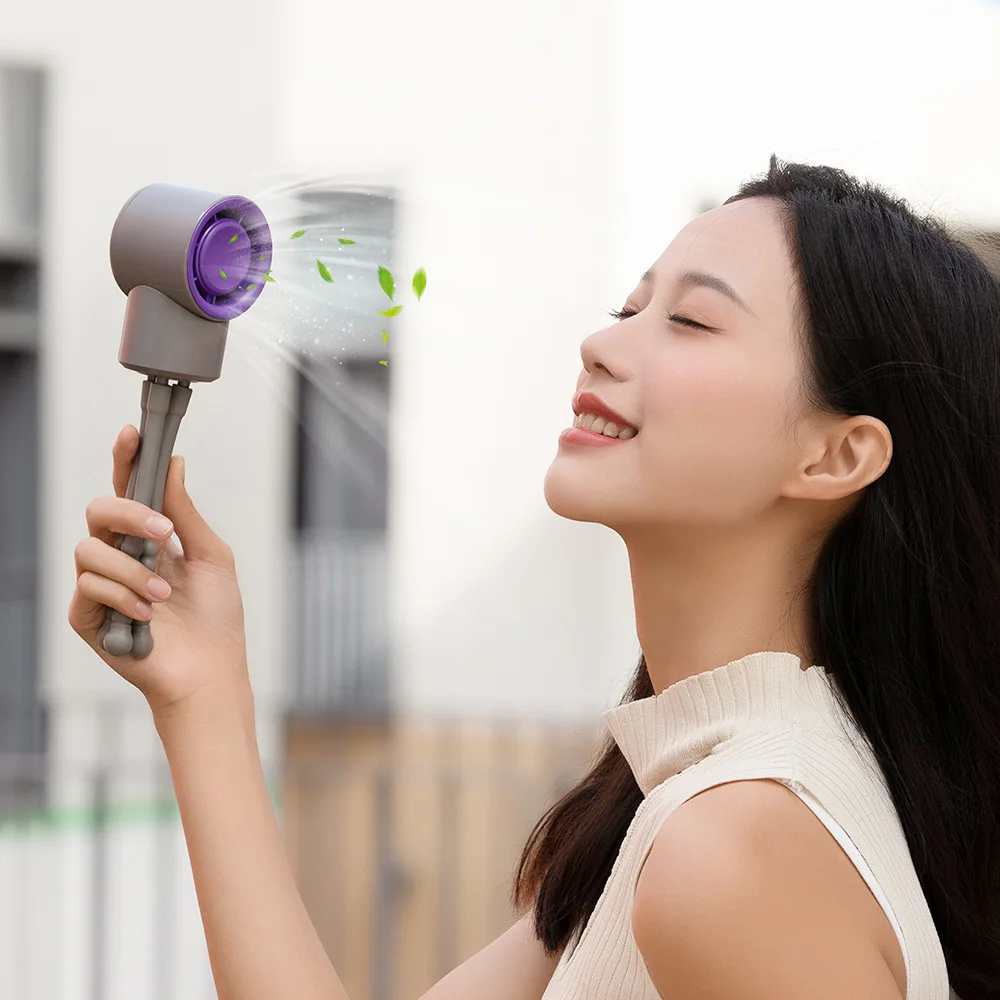 New Octopus bracket Fan Foldable Wireless Rechargeable Portable Electric Mini Hand held Bladeless Baby Fans