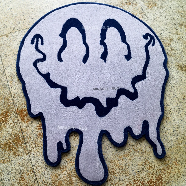 Wholesale Custom Personalized Made Melting Rug Logo Designer Persian Hand Tufted Handmade Customised Rugs