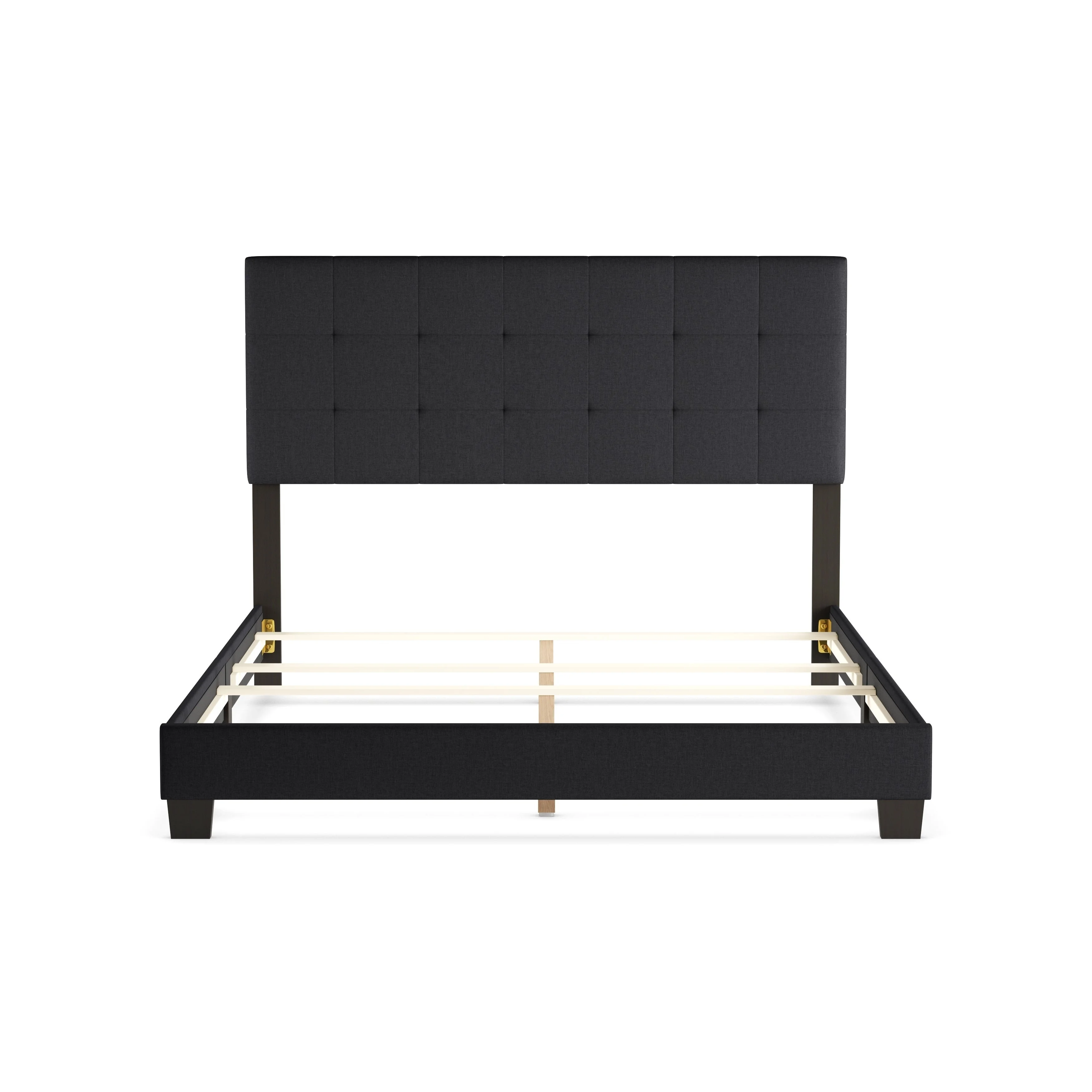 Dingzhi Furniture Hot Sell Linen Bedding Cama De Casal Double Bed Designs Upholstered Bed