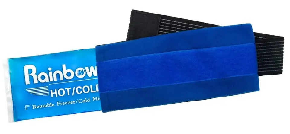 Blue Adjustable Reusable Gel Ice Pack Headband Headache and Migraine Tension Relief ice pack