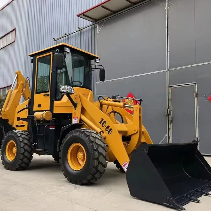 Hot Sale Used TH10-60 Backhoe Loader in Good Condition Quality Engine Pump Motor Gear Components from Outlet