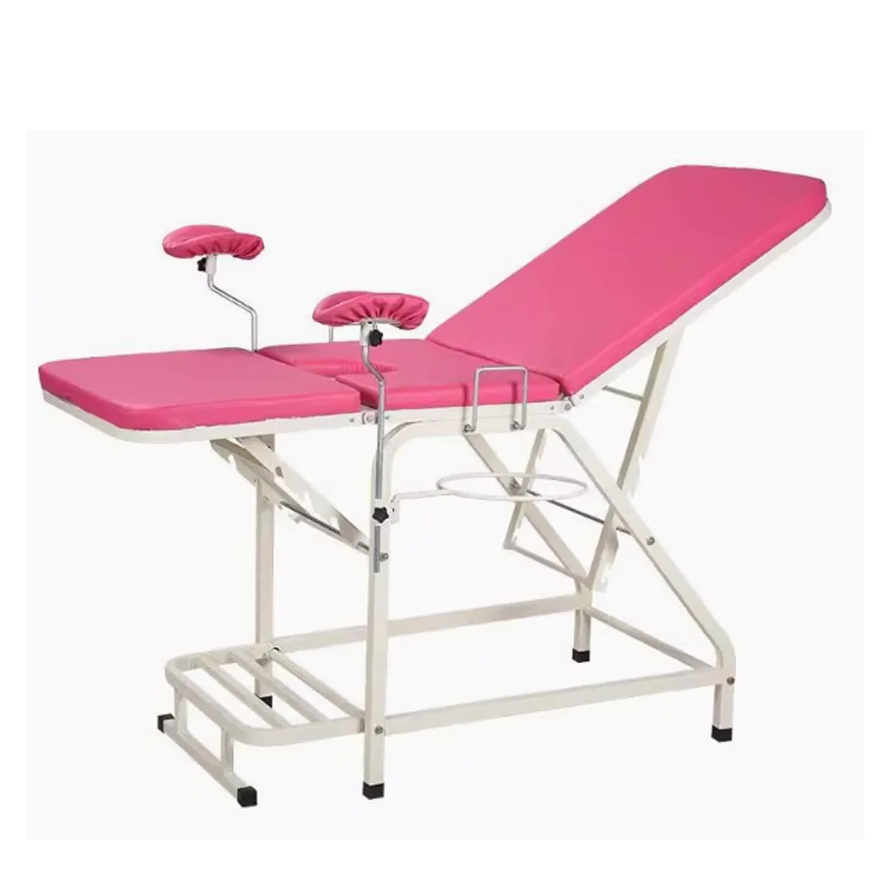 Affordable medical professional gynecological examination bed with adjustable back and legs