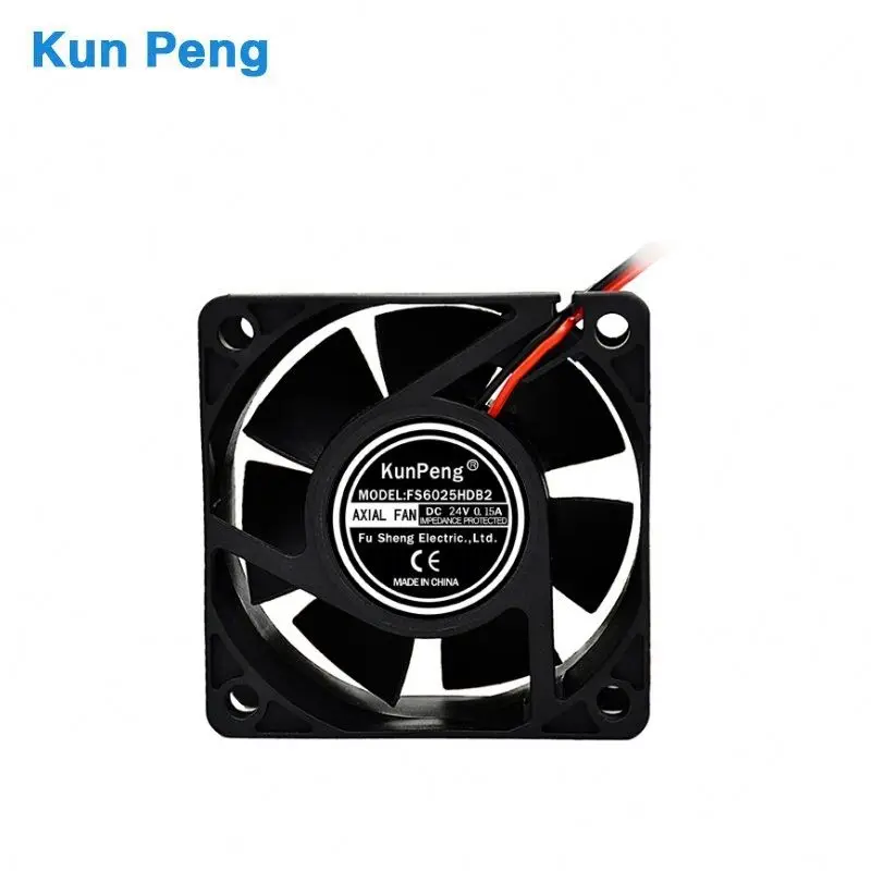 High temperature 60mm 6025 60X60X25mm 12 volt dc axial cooling fan used for oven Induction cooker