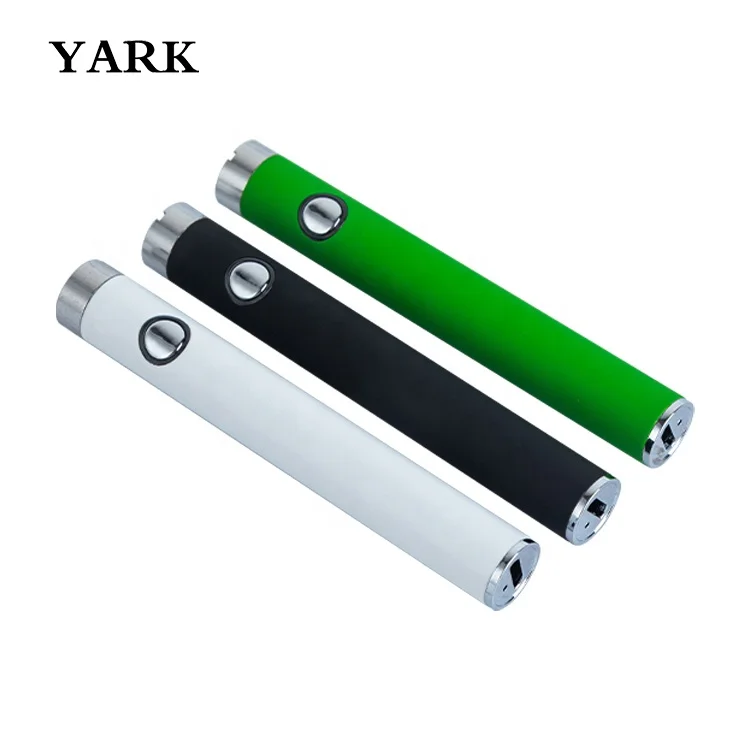 Custom  bottom rechargeable variable voltage button 350mah 510 battery