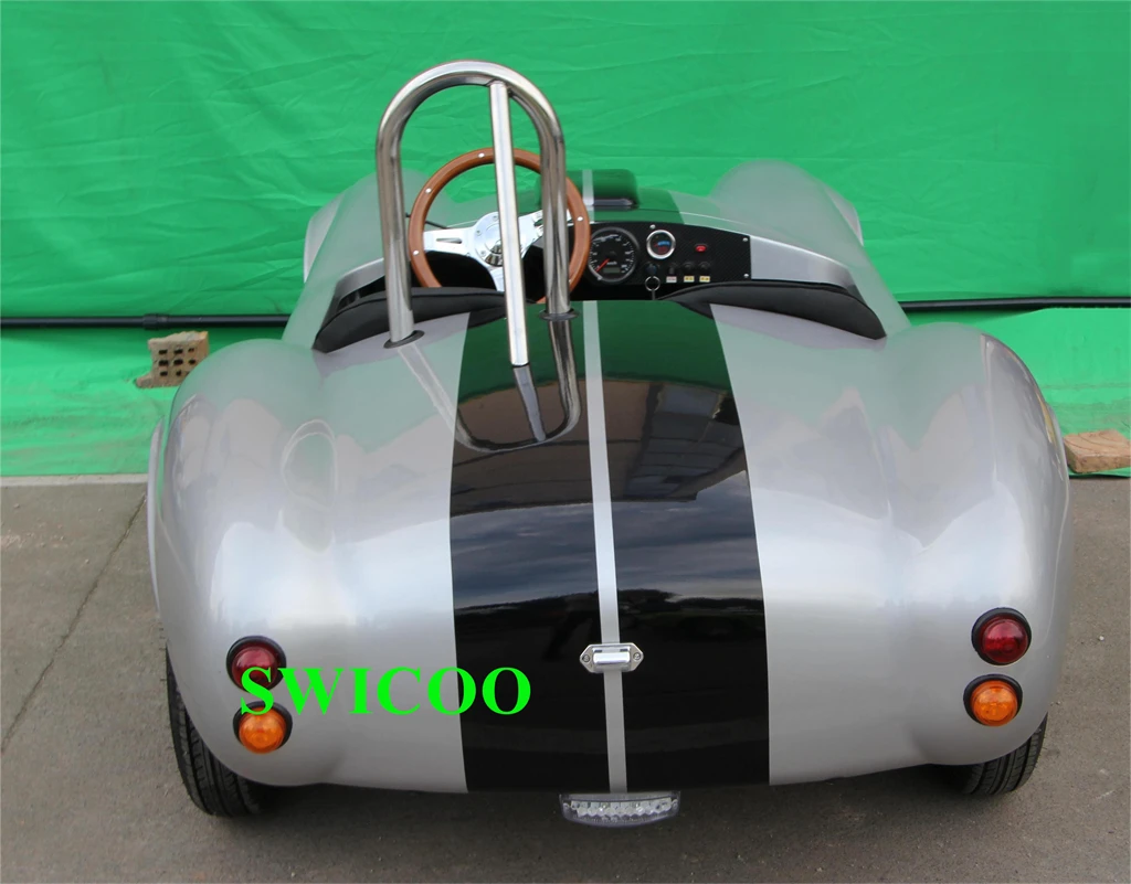 150CC Classic Car Shelby Cobra Car 150CC 4 Wheels Quad Mini Cobra Car 2 Seat Go Kart Beetle Mini Hot Rod