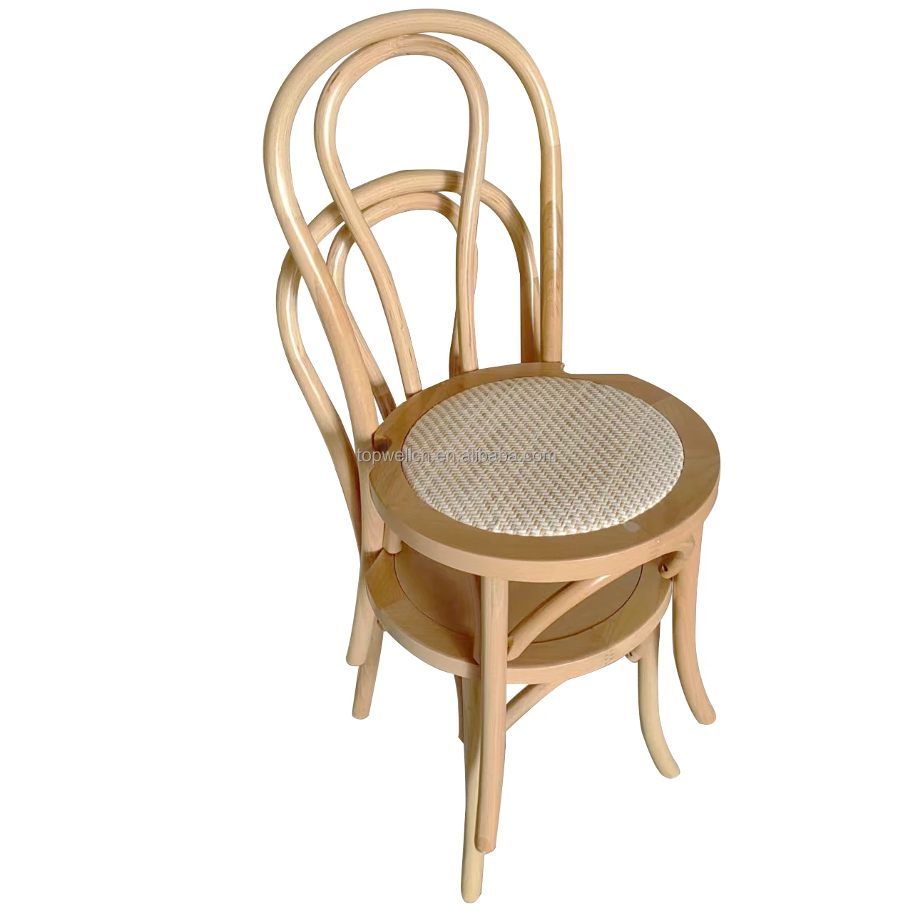 Европейский стул для кафе из твердой древесины банкнот обеденный Bentwood