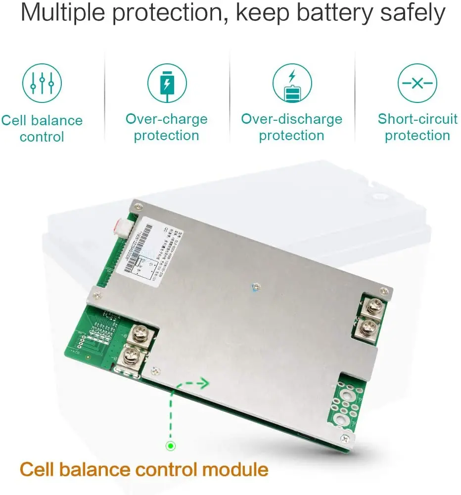 Аккумулятор 100Ah LiFePO4 для солнечной системы питания-12V/24V/36V/48V Bluetooth Прямая поставка от производителя акции ЕС быстрая доставка