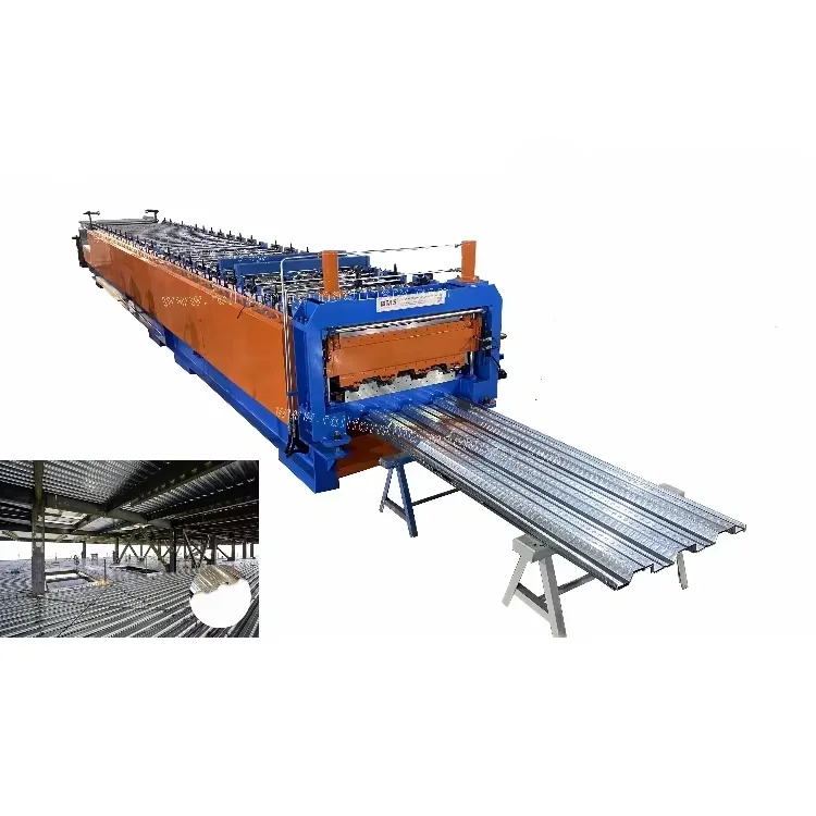 Automatic High Quality Double Layer Roof Panel Roll Form Machine For Deck Floor And Trapezoidal