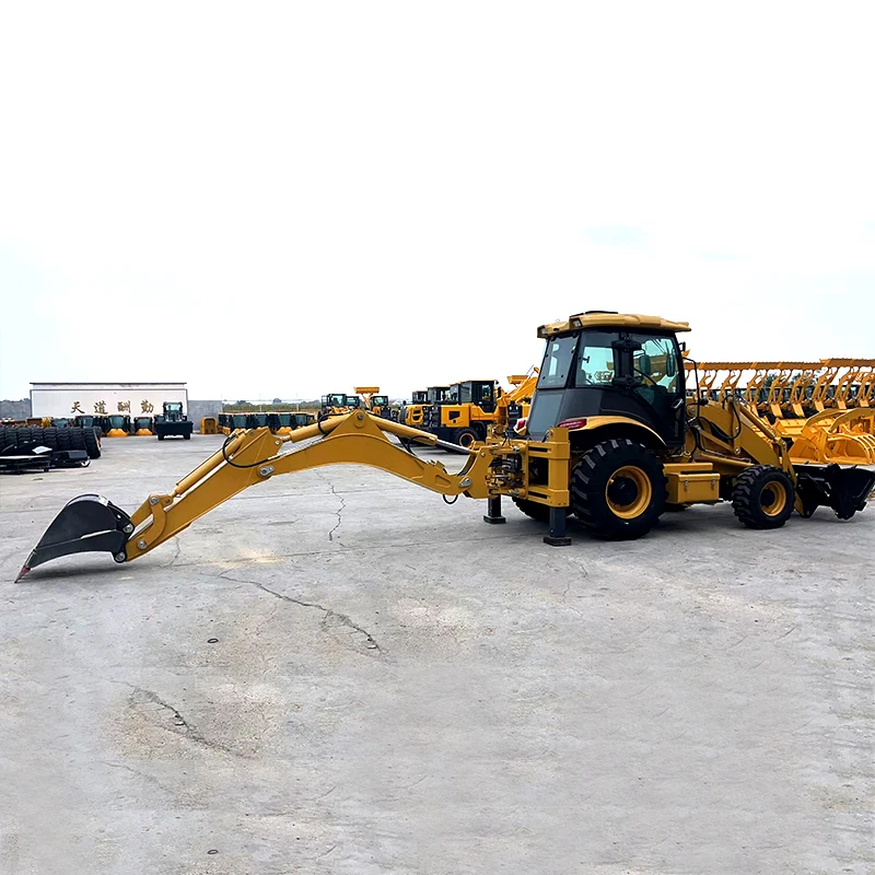 SAAO Group Backhoe Loader Large Earthmoving Construction Machinery Price Very Good