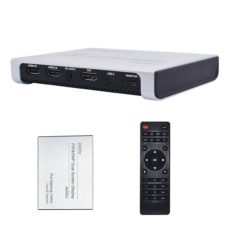  Двойной экран с низкой задержкой 144 Гц поддержка UAC UVC HDMI capture 4K/60Hz PIP dual hdmi Карта