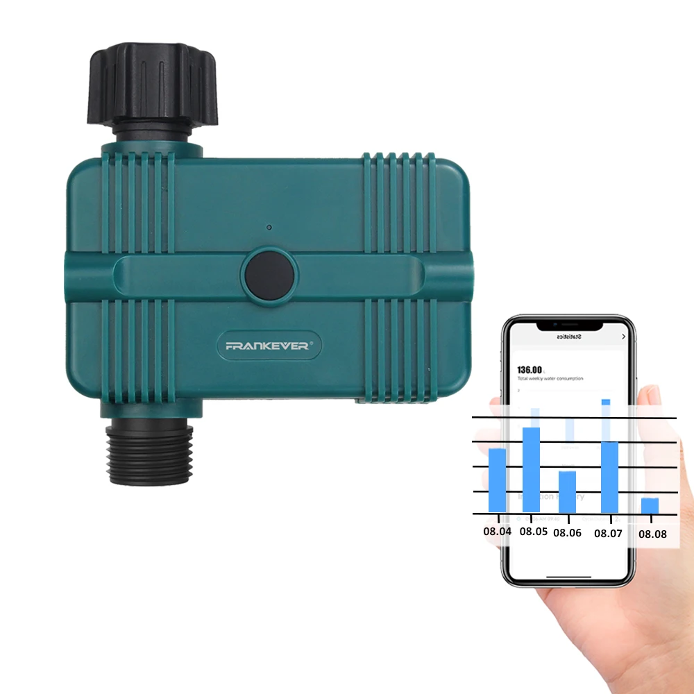 Hot Selling Agricultural Watering Controller Smart Zigbee Garden Sprinkler Requires Gateway Battery Powered Smart Water Timer