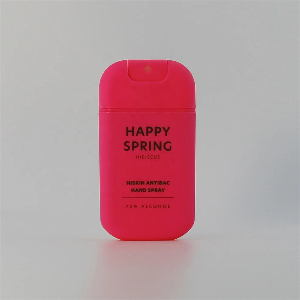 28ml/30ml Empty Bottle Perfume Alcohol Container Liquid Soap Sanitiser Spray Bottle With Silicone Case