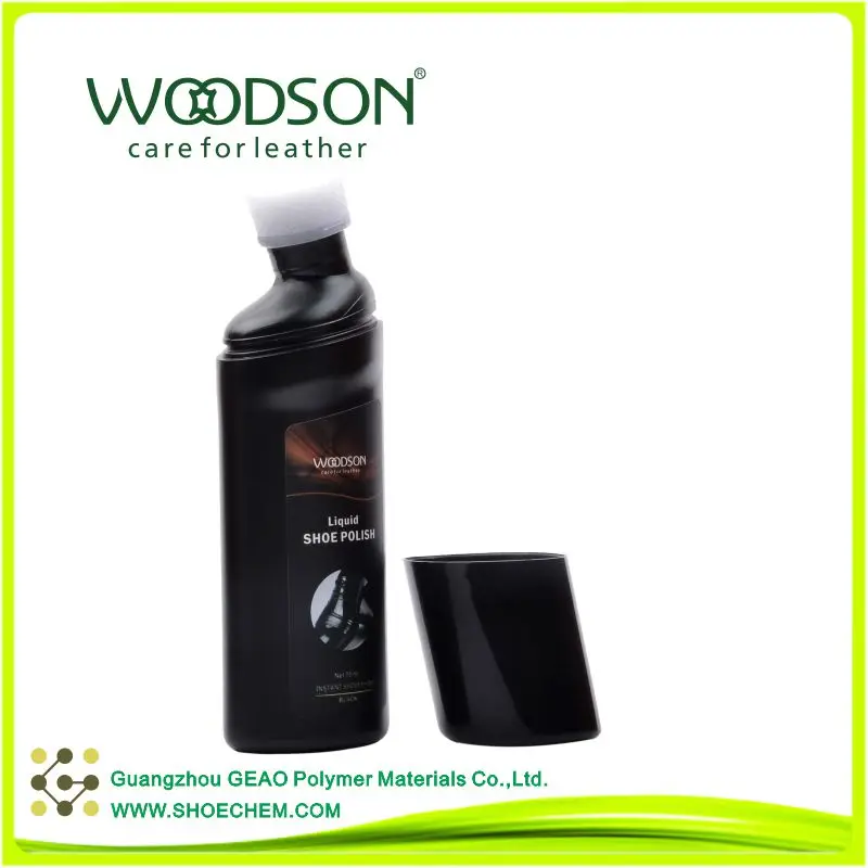 OEM liquid shoe polish with sponge applicator smooth leather shoes instant liquid shoe shine