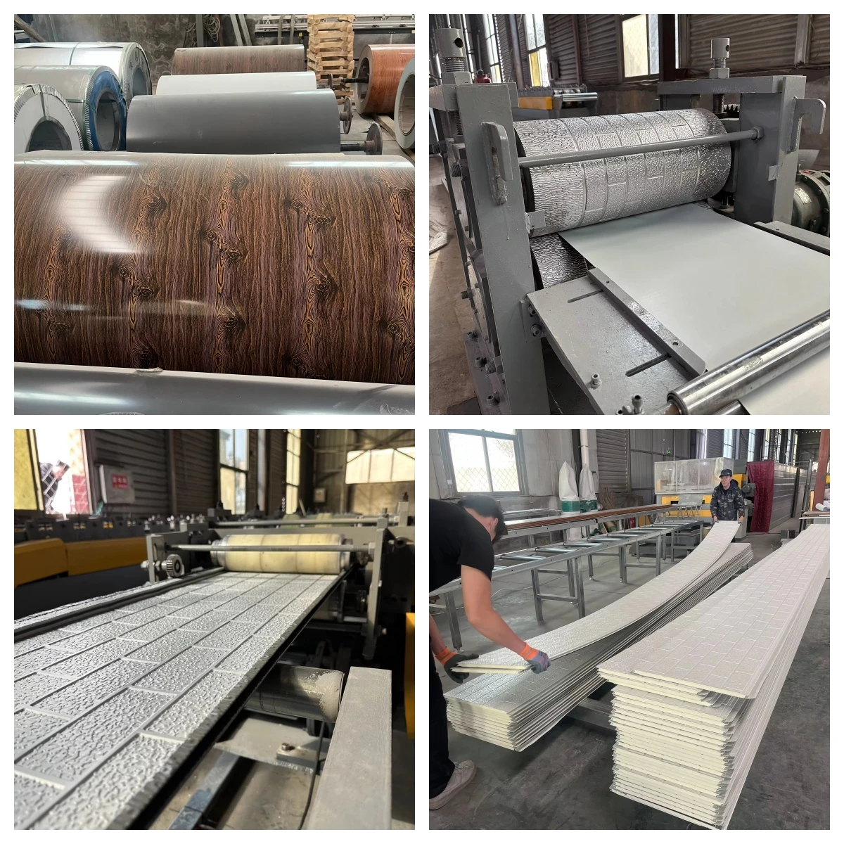 Cheap price Faux Stone PU Sandwich Panel 16mm Polyurethane Sandwich Panel sandwich panel wall For Prefab House