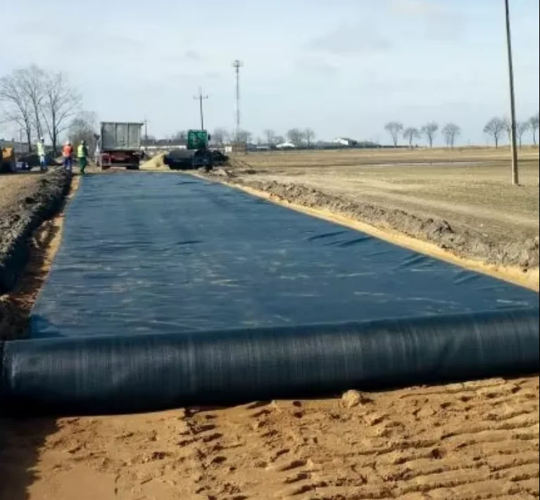 Полипропиленовая тканая геотекстильная свалка тканая геотекстильная земля