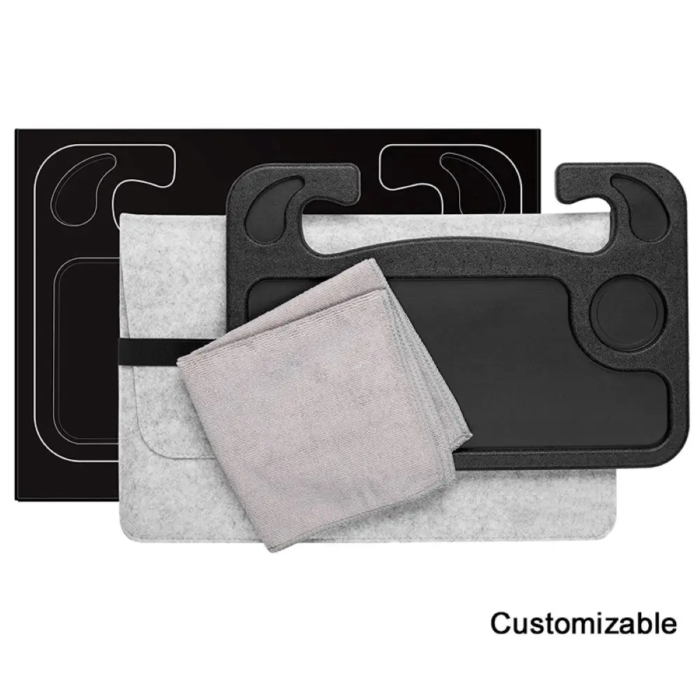 Car Interior  Accessories Car Universal Laptop Work Steering Wheel Portable Tray Table Desk Organizer