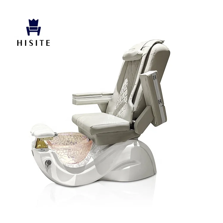 Massage Manicure Pedicure Chairs Nail Salon Furniture Equipment Rose Color Electric Reclining For Man