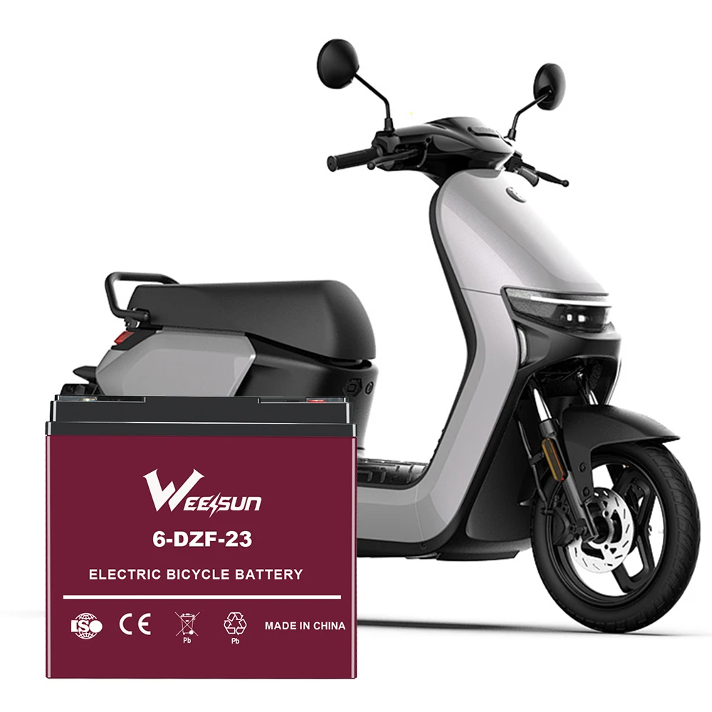High capacity long life 12v 32v 48v 53v 60v 72v 20ah 23ah 24ah 6-dzm-20 23 24a electric scooter ebike graphene battery