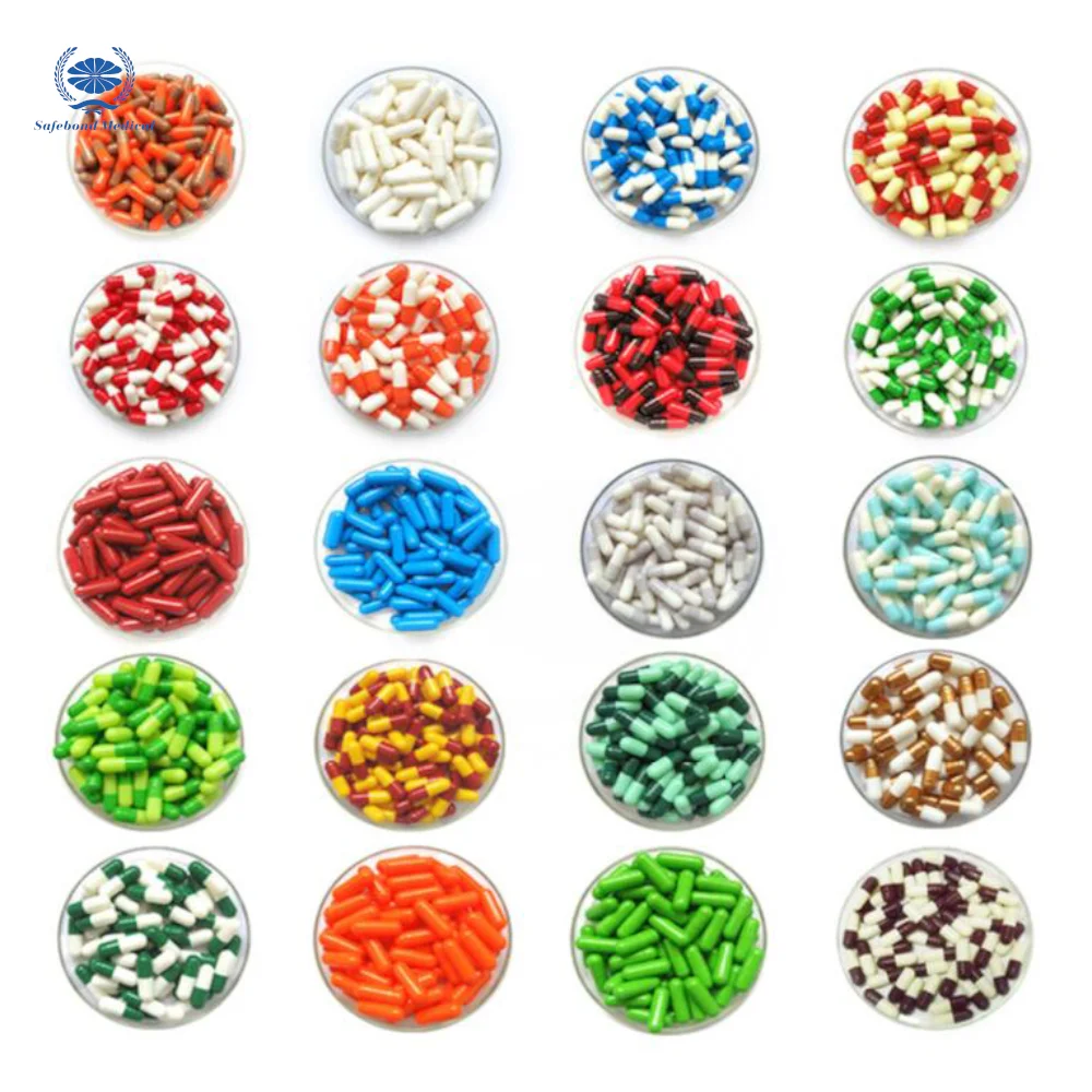 Wholesale Size 000 00 0 1 2 3 4 5 Gelatin Capsules Shells Empty Soft Gelatin Capsule