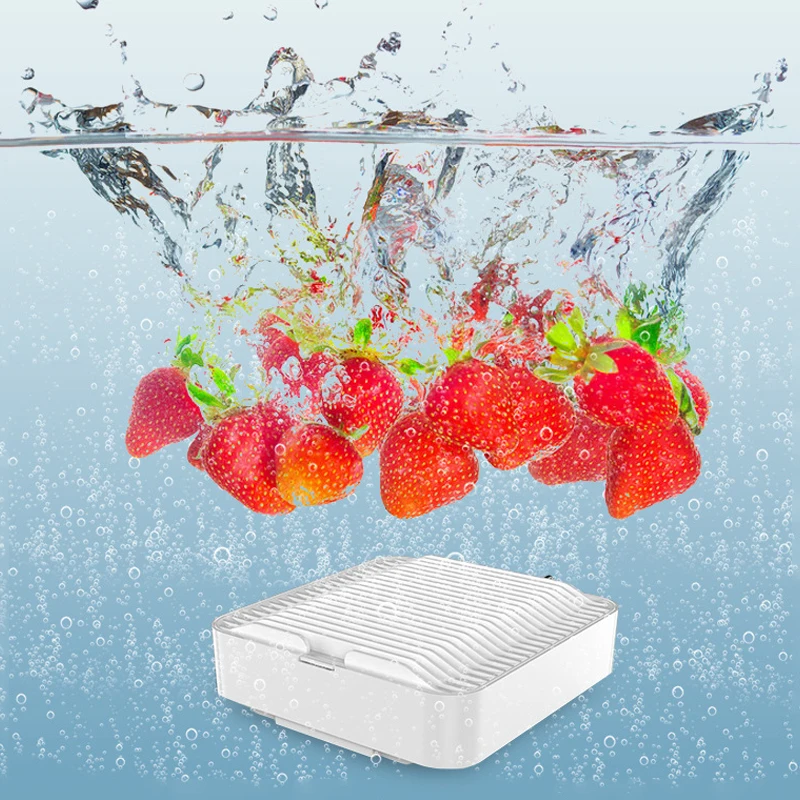 CAMAZ waterproof food purifier portable fruit and vegetable washing cleaning machine for home