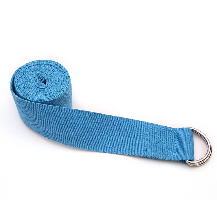 3.2meters length elastic customized cotton yoga mat carrying stretch straps