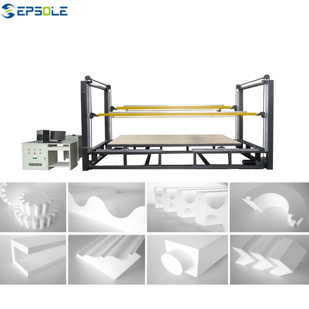 3D EPS Automatic Foam Block Contour CNC Cutting Making Machine