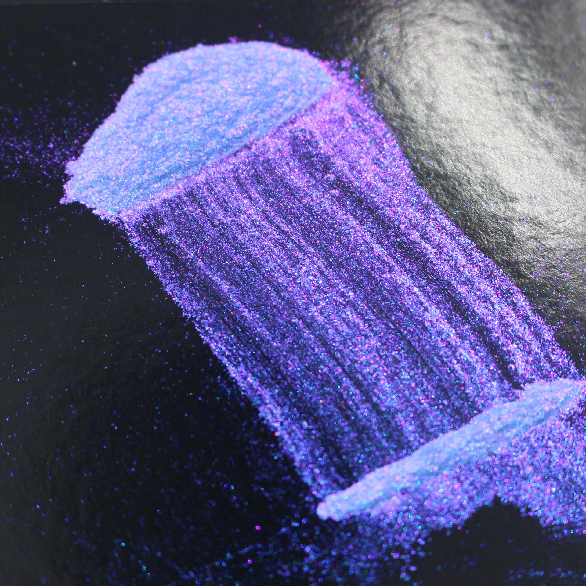 Kolortek Customized Package chameleon pigment super color shift glitter chrome aurora mica powder