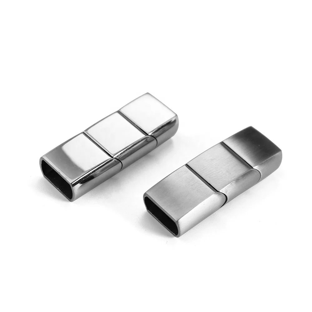 VEROMCA Магнитная застежка с тремя секциями для изготовления ювелирных изделий своими руками из нержавеющей стали регулируемый размер магнитная застежка