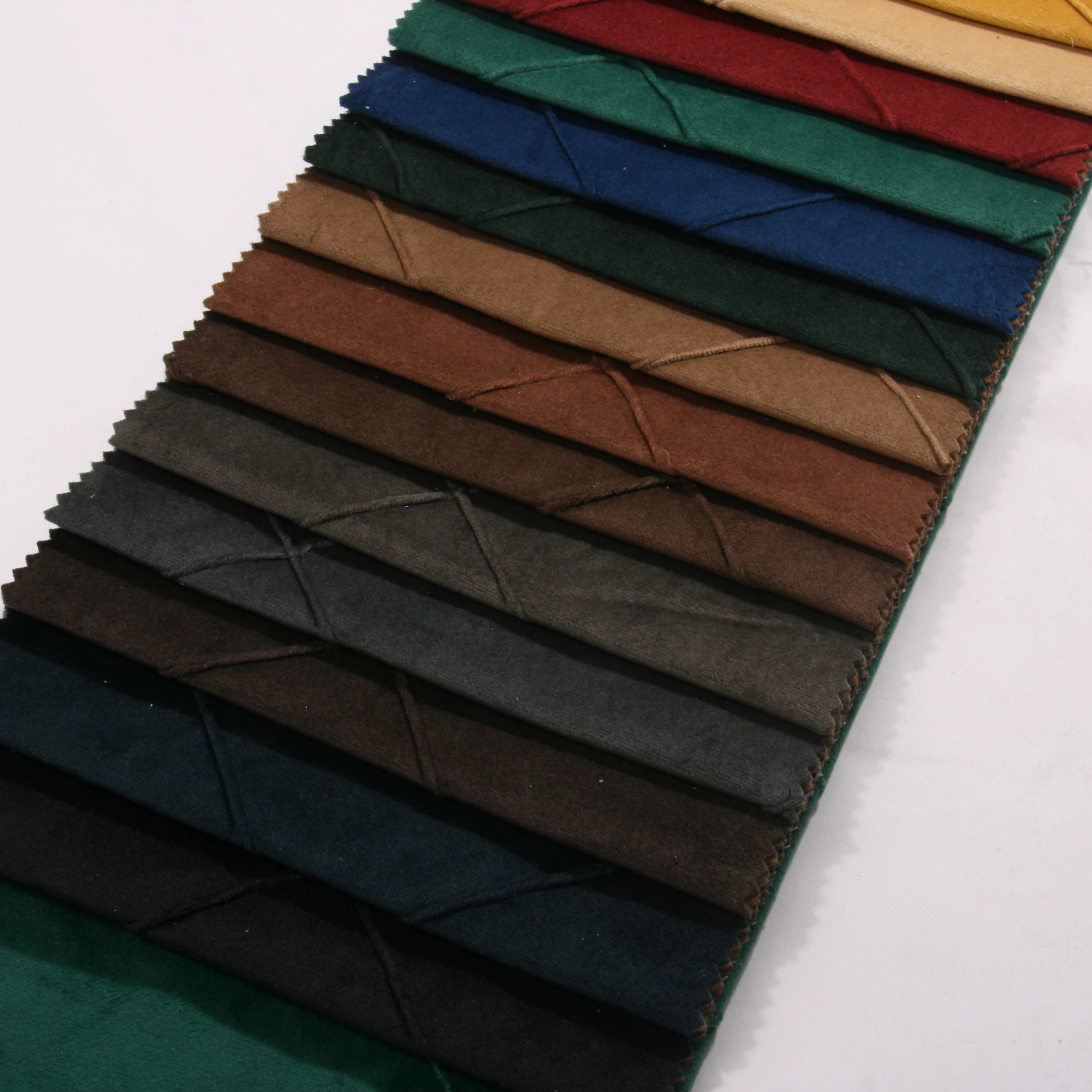 Factory price sofa textile velvet embroidered holland velvet fabric for sofa upholstery