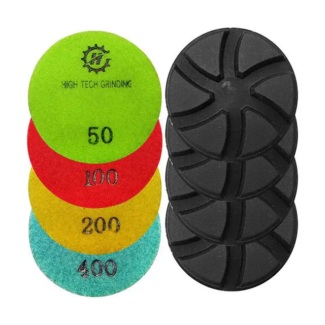 Xingyi HTG-C310 Concrete Diamond Floor Dry Polishing Pads For Terrazzo Tiles