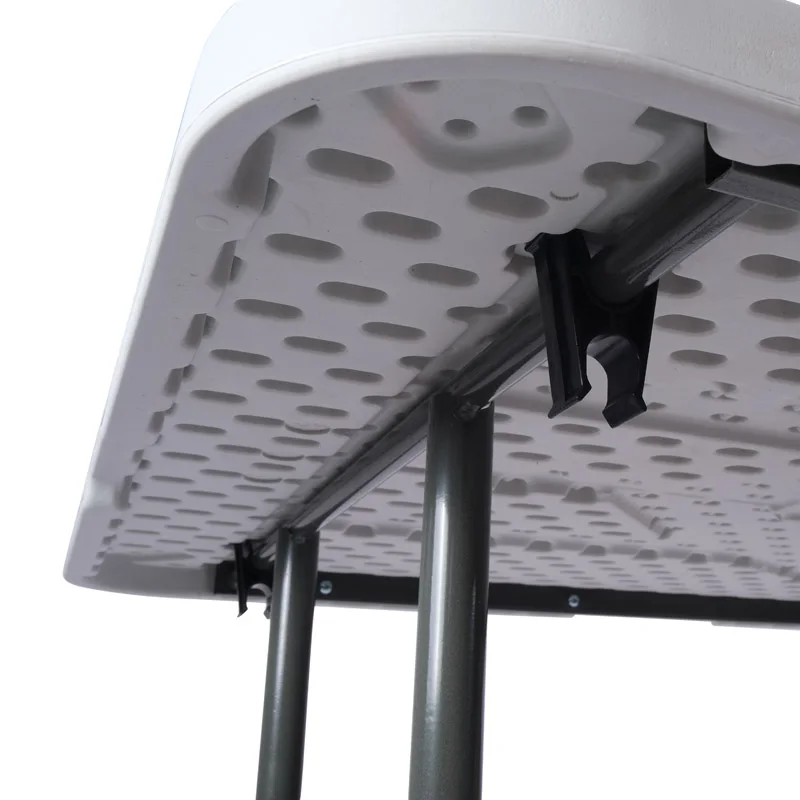 Oeytree 6 And 8FT  White Folding Camping Table Portable Picnic Plastic Table